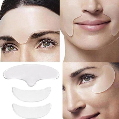 Reusable Anti Wrinkle Forehead Patch Soft Silicone Skin Care Tool Comfortable  Easy To Carry Facial 4