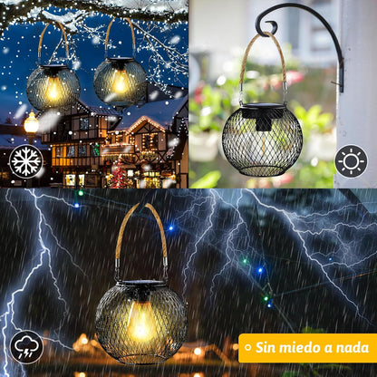LumiGlow Solar Hanging Lantern  Waterproof Decorative Outdoor Light For Garden Patio  Yard 1