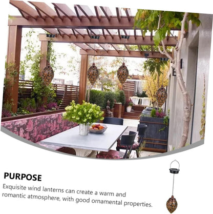 Solar Garden Projection Light  Waterproof Decorative Outdoor Drop Lamp For Fence Patio  Landscape 2