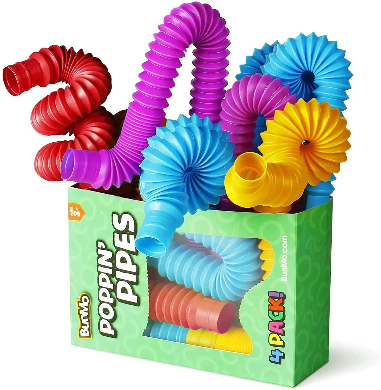 Mini Pop Tube Fidget Toys Durable Sensory Tubes For Kids With Autism Educational Colorful Building  1