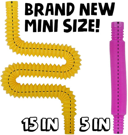 Mini Pop Tube Fidget Toys Durable Sensory Tubes For Kids With Autism Educational Colorful Building  4