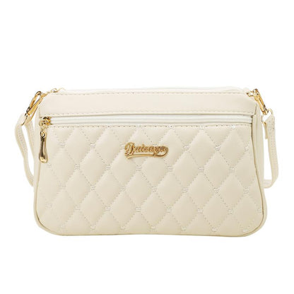 Elegant Embroidered Messenger Bag Stylish Women Leather Shoulder Handbag With Charm Accent 6