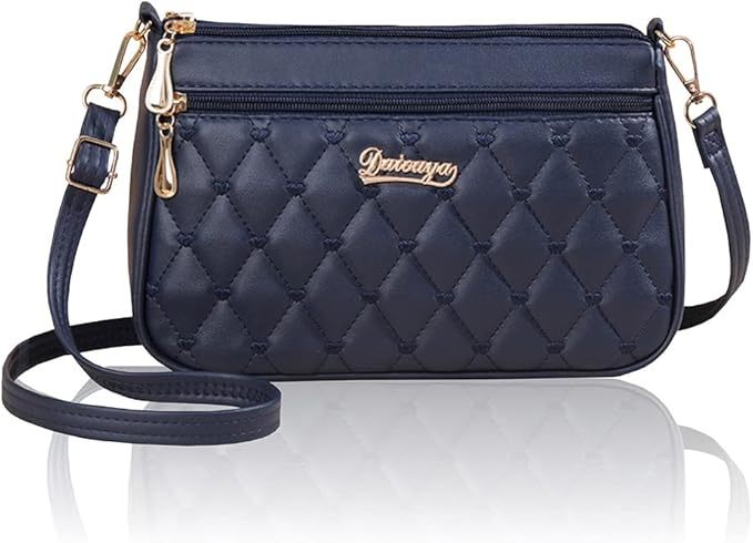 Elegant Embroidered Messenger Bag Stylish Women Leather Shoulder Handbag With Charm Accent 8