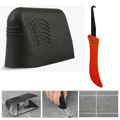 Silicone Manual Caulking Finisher Tool, Smooth Scraper for Polyurethane Sealant, Tile, Wooden Surfaces & Brick Repairs