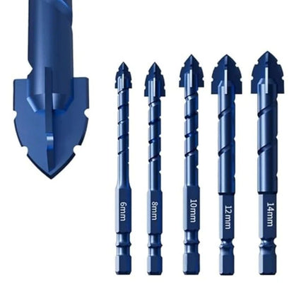 High Hardness Eccentric Drill Bit Set, Precision Drilling for Glass, Tile, Ceramic, Rock, and Slabs with Offset Cutting