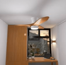 4252Inch Modern Ceiling Fan Without Light  DC Motor RemoteControlled LowProfile Design 3