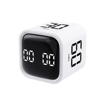 Mini Cube Timer Flipping Gravity Sensor Countdown With LED Display  Dual Modes For Work Or Kitchen 6