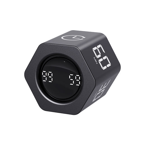 Mini Cube Timer Flipping Gravity Sensor Countdown With LED Display  Dual Modes For Work Or Kitchen 9
