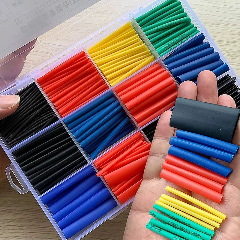 Heat Shrink Tube Kit 21 Shrink Ratio Flame Retardant Tubing For Electrical Wires Cables  DIY Repair 1