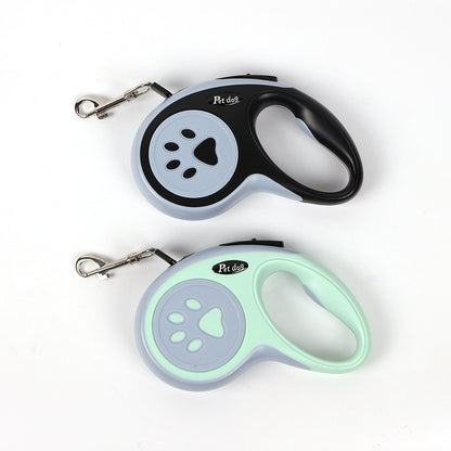 Automatic Retractable Nylon Dog Leash Durable Extending Cat Lead for Puppy Walking & Running