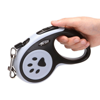 Automatic Retractable Nylon Dog Leash Durable Extending Cat Lead for Puppy Walking & Running