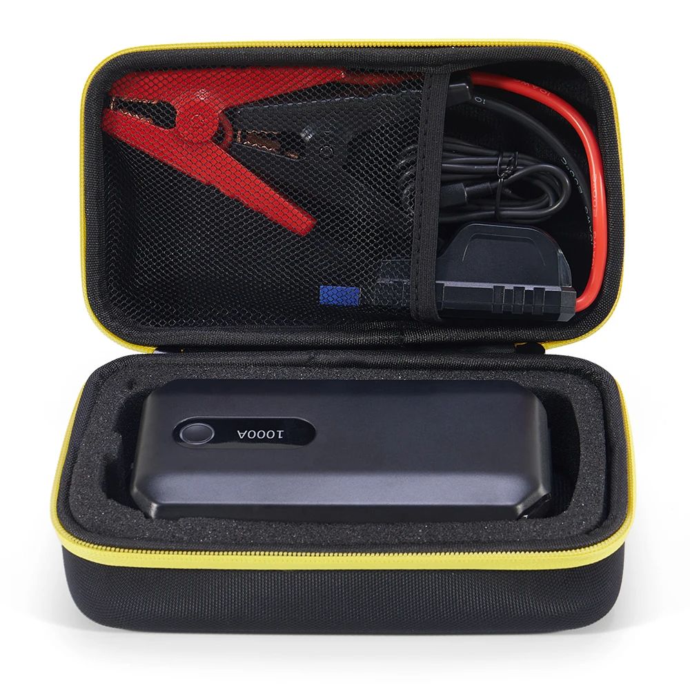 Portable EVA Hard Travel Case for Xiaomi Baseus 20000mAh Car Jump Starter Power Bank Waterproof & Shockproof Storage Bag