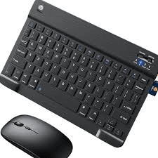 Bluetooth Wireless Keyboard and Mouse Combo Multi-Language Support for iOS, Android, and Windows Devices