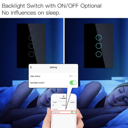 Tuya Smart WiFi Touch Light Switch  No Neutral Required Alexa  Google Home Compatible 9