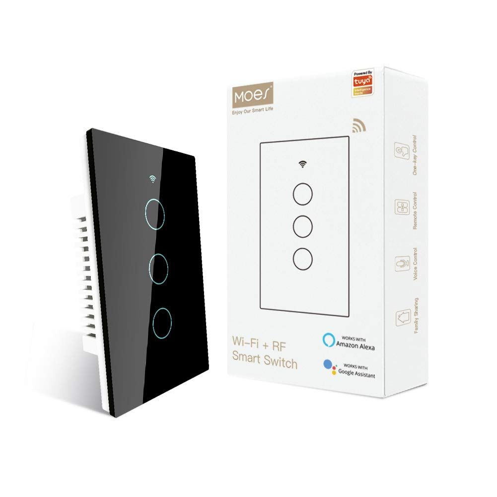 Tuya Smart WiFi Touch Light Switch  No Neutral Required Alexa  Google Home Compatible 13