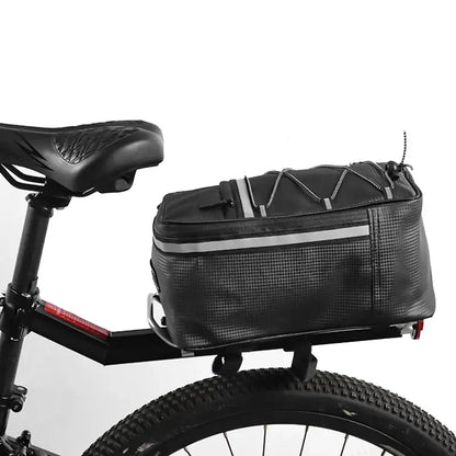 Quick Release Bike Cargo Rack Rear Bicycle Rack, Aluminium Alloy Luggage Carrier 15kg Capacity