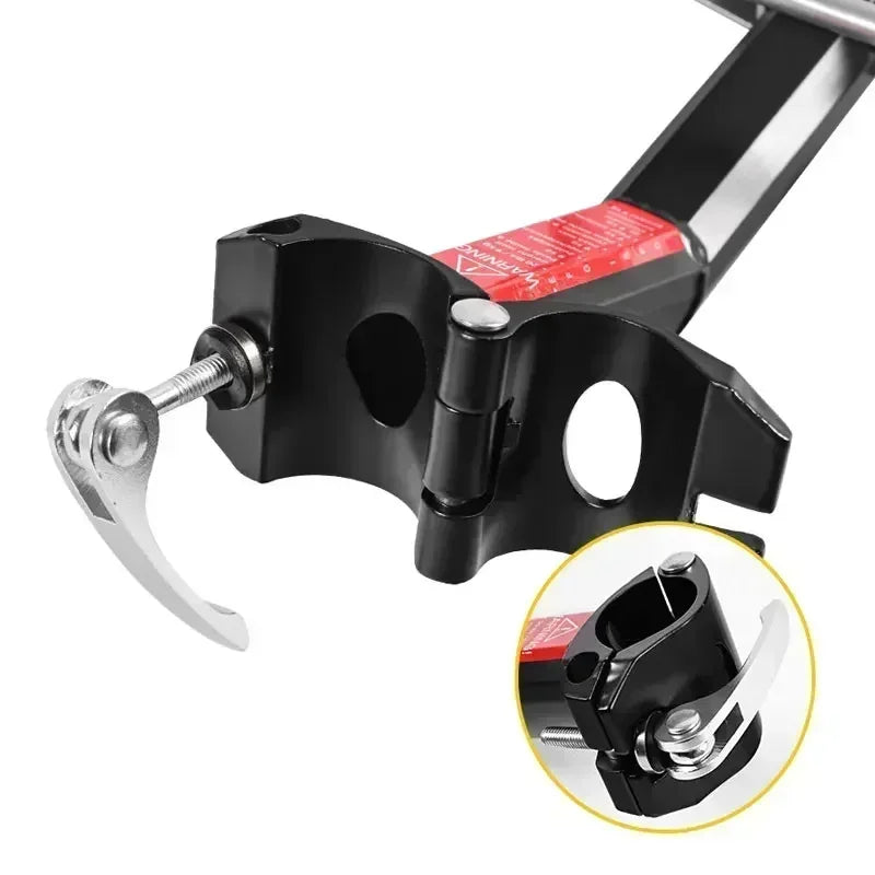 Quick Release Bike Cargo Rack Rear Bicycle Rack Aluminium Alloy Luggage Carrier 15kg Capacity 4