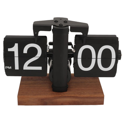 Retro Digital Flip Down Clock Battery Operated Mechanical Timepiece For Home Office And Room Decor 7