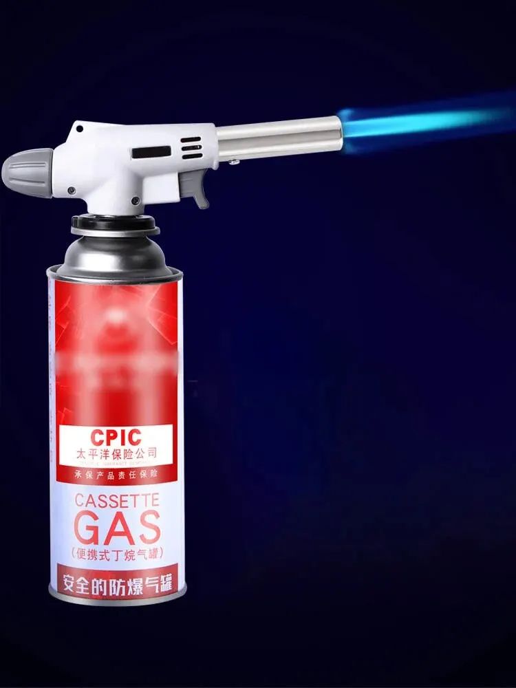 Adjustable Flame Butane Gas Torch With Auto Ignition Portable Blow Torch For BBQ Camping Cooking We 1
