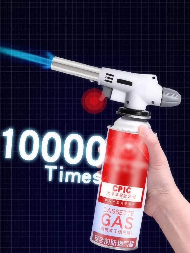 Adjustable Flame Butane Gas Torch With Auto Ignition Portable Blow Torch For BBQ Camping Cooking We 3
