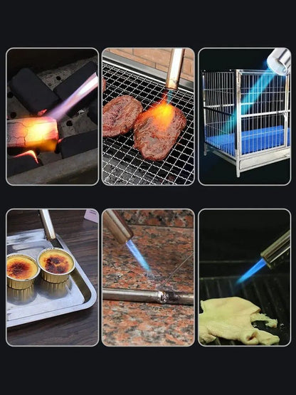 Adjustable Flame Butane Gas Torch With Auto Ignition Portable Blow Torch For BBQ Camping Cooking We 4