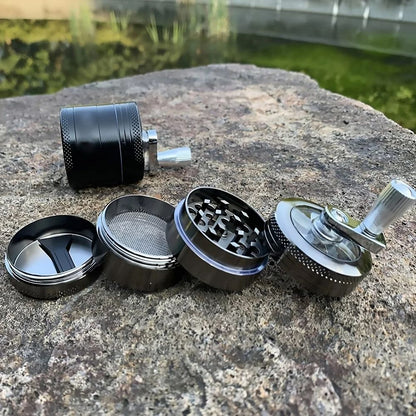 Premium Nut And Hard Spice Grinder Manual Stainless Steel Crusher For Nutmeg Ginger Rock Salt  Pepp 5