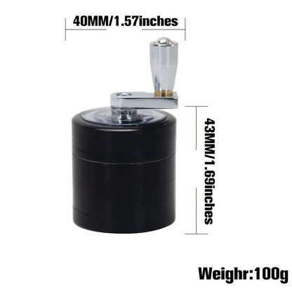 Premium Nut And Hard Spice Grinder Manual Stainless Steel Crusher For Nutmeg Ginger Rock Salt  Pepp 4