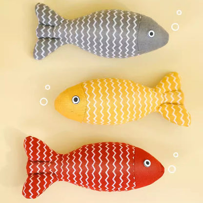 Interactive Cat Fish Toy Plush Catnip Simulation Fish For Kittens  Cats 3
