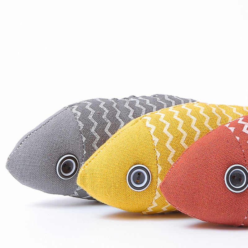 Interactive Cat Fish Toy Plush Catnip Simulation Fish For Kittens  Cats 4