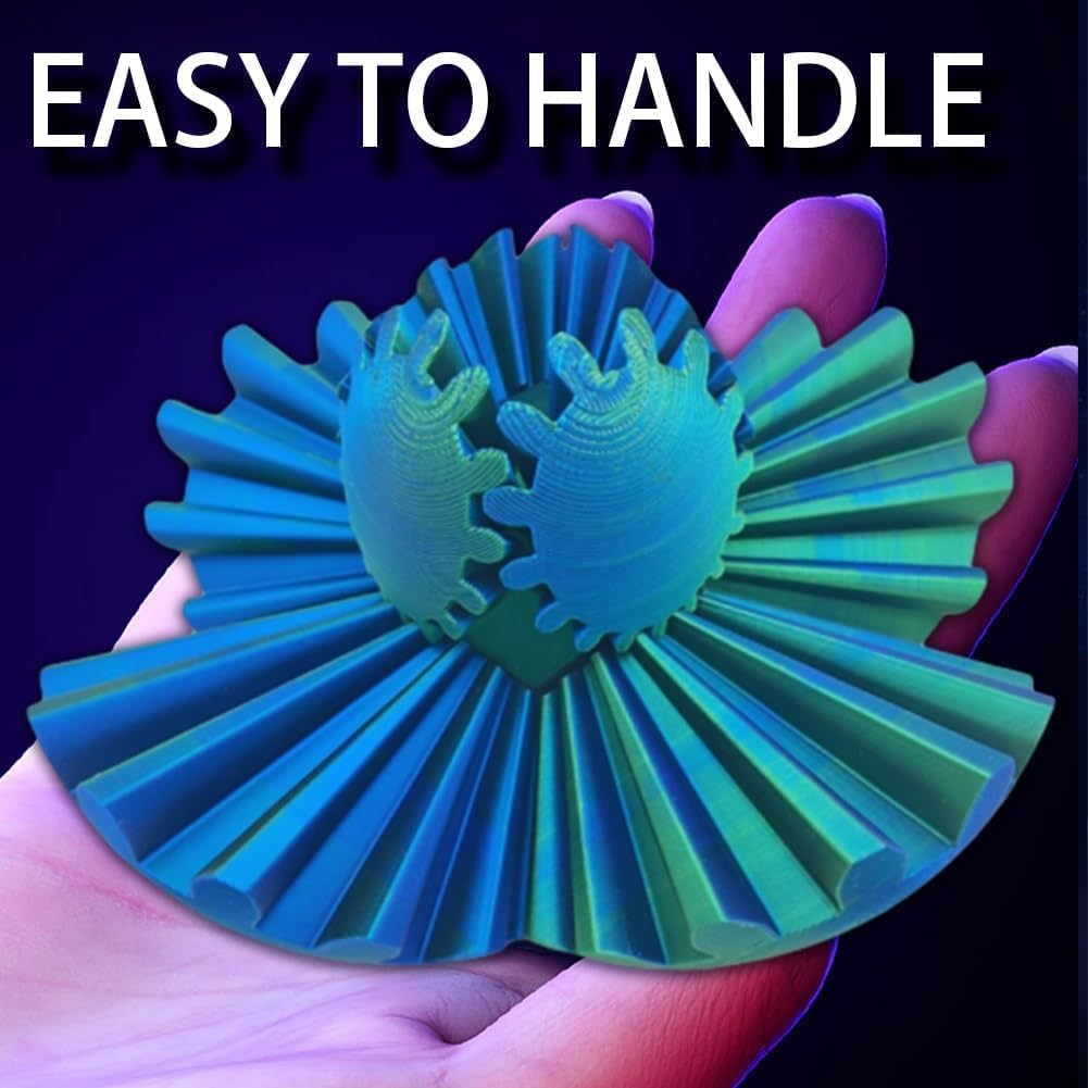 Gear Ball 3D Printed Fidget Toy Spin Ball Stress Relief Desk Toy For Adults  Kids 2