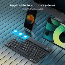 Bluetooth Wireless Keyboard And Mouse Combo MultiLanguage Support For IOS Android And Windows Devic 3