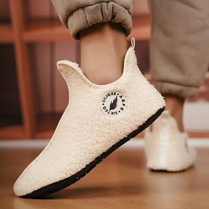 Winter Slippers For Men  Women NonSlip Warm Cotton Indoor Shoes For Couples Soft  Comfortable Flat  4