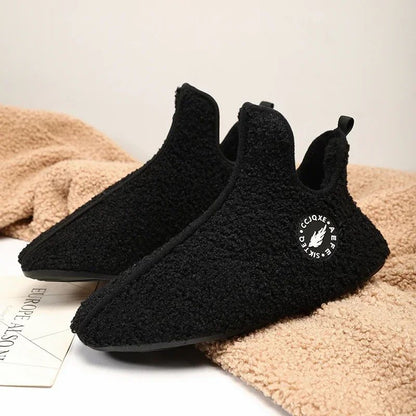 Winter Slippers For Men  Women NonSlip Warm Cotton Indoor Shoes For Couples Soft  Comfortable Flat  5