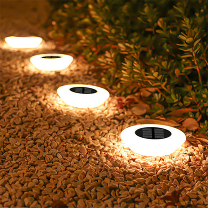 360° Solar Lights Outdoor Lamp, IP65 Waterproof LED Floor Lights for Garden, Yard, Driveway & Patio