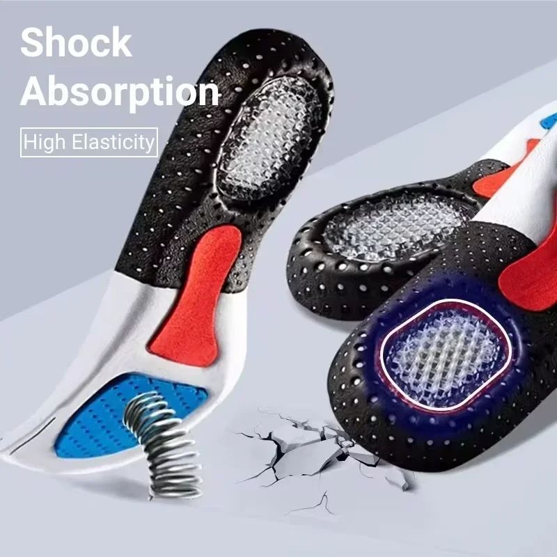 Silicone Gel Sports Insoles For Men  Women Arch Support Inserts For Running Walking And Athletic Fo 1