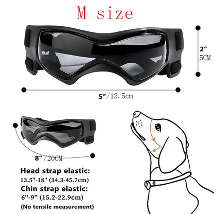 UV Protection Dog Sunglasses Soft Adjustable Pet Goggles For Small Medium Breeds Comfortable Puppy  3