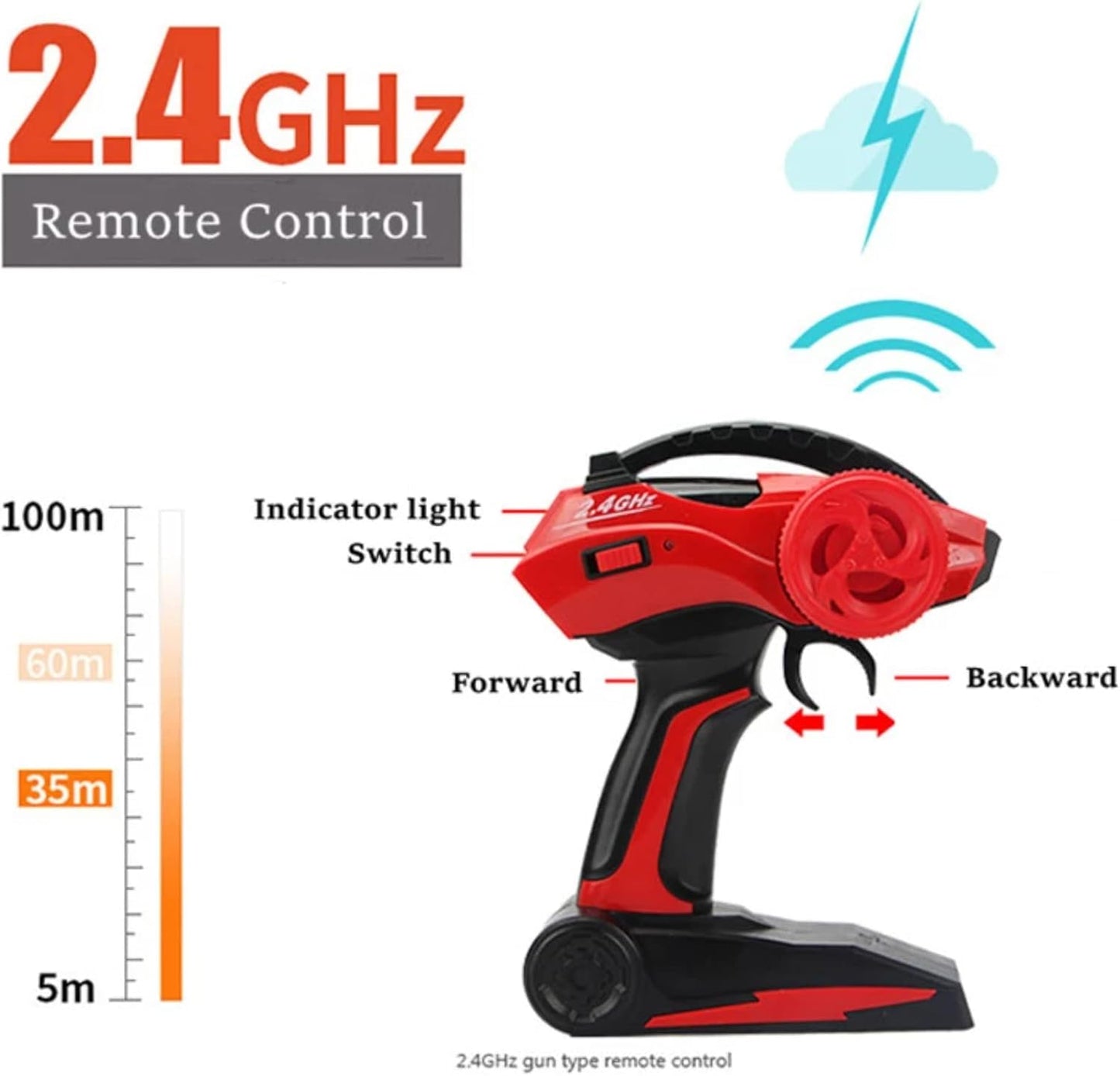 HighSpeed 4WD RC Car For Kids  OffRoad Buggy With 24GHz Remote Control 7