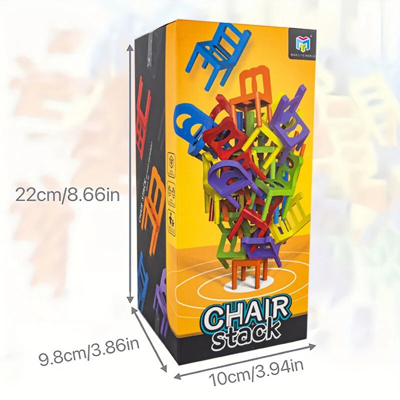 Mini Plastic Stacking Chairs Fun Learning Toys For Toddlers Family Bonding Activities  Concentratio 5