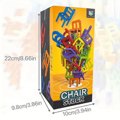 Mini Plastic Stacking Chairs Fun Learning Toys For Toddlers Family Bonding Activities  Concentratio 5