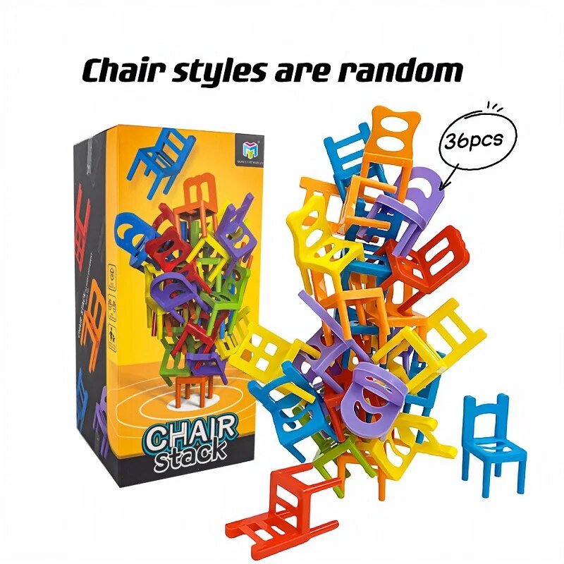 Mini Plastic Stacking Chairs Fun Learning Toys For Toddlers Family Bonding Activities  Concentratio 6