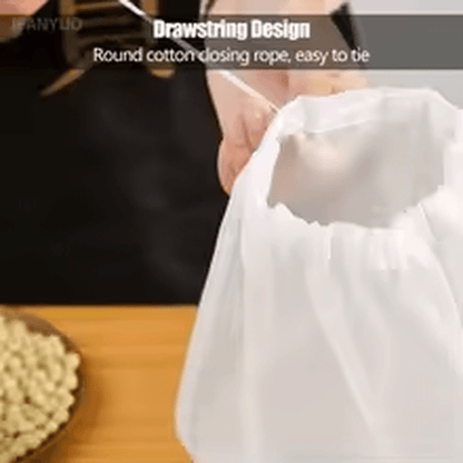 Reusable Fine Mesh Nut Milk  Food Strainer Bag MultiPurpose Nylon Filter For Yogurt Tea Juice And M 1
