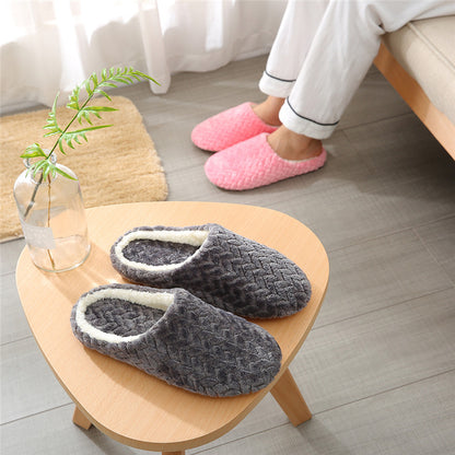 Cozy Winter House Slippers NonSlip Memory Foam Cat Design For Women Men  Kids 1