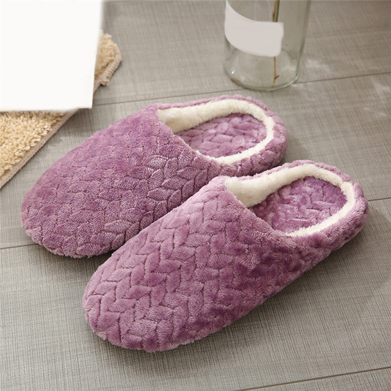Cozy Winter House Slippers NonSlip Memory Foam Cat Design For Women Men  Kids 6