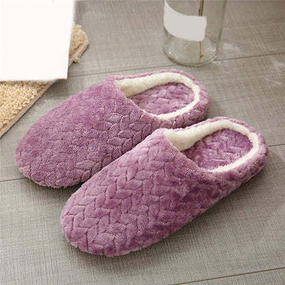 Cozy Winter House Slippers NonSlip Memory Foam Cat Design For Women Men  Kids 6