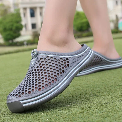 Men Comfortable Pool Sandals SlipOn Garden Clogs Summer Outdoor Beach Shoes Casual Water Shower Sli 3