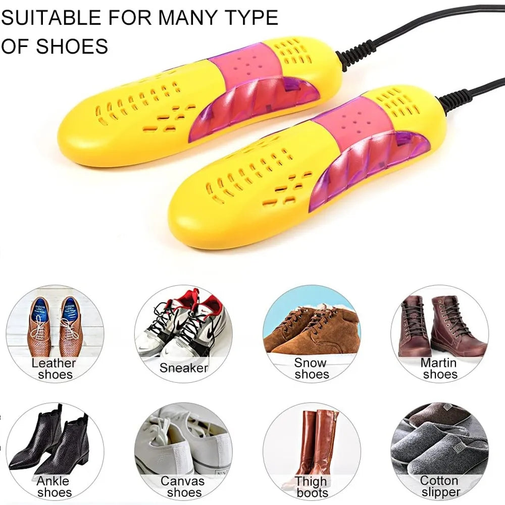 Shoes Dryer With UV Light Electric Foot Warmer  Dehumidifier Eliminates Odor Moisture Perfect For S 5