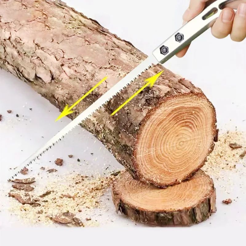 Handsaw Garden Saw Steel Saw Tool With Wooden Handle Ideal Woodworking Saw For Wall Panel Bending A 2