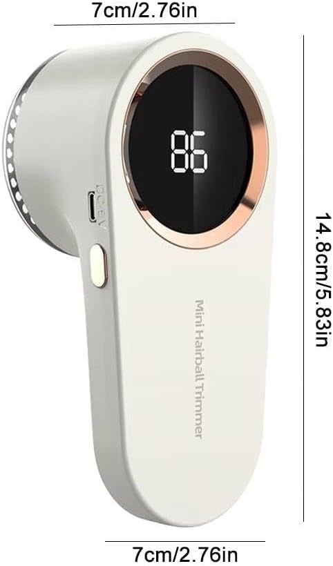 Rechargeable Fabric Shaver With LED Display  Electric Lint  Fuzz Remover For Sweaters Clothing  Uph 2