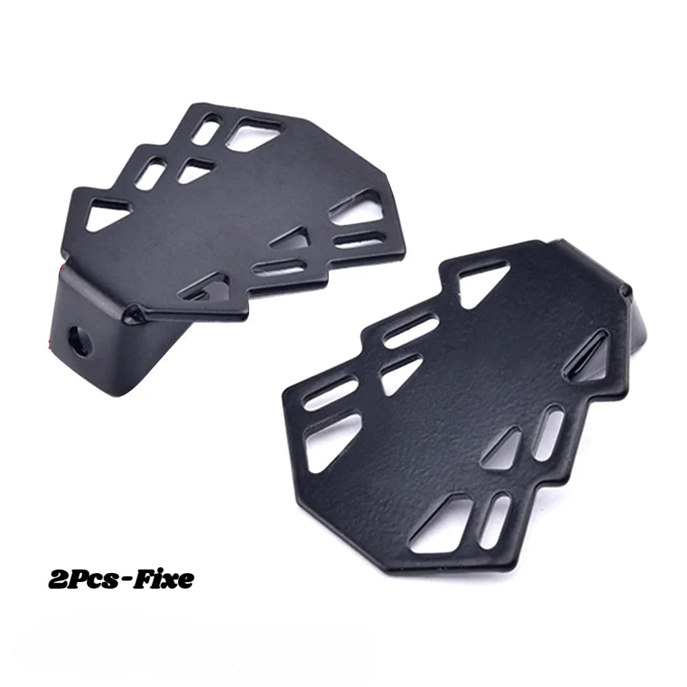 Bike Rear Foot Pedals Set HeavyDuty Cycling Footrests For Passenger Comfort Mounts On Rear Wheel Ax 9