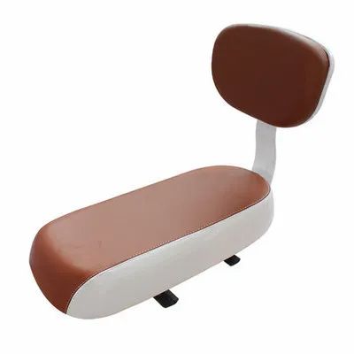 Bicycle Rear Seat Cushion  PU Leather WaterResistant Soft Padding With Backrest For Children  Fits  4